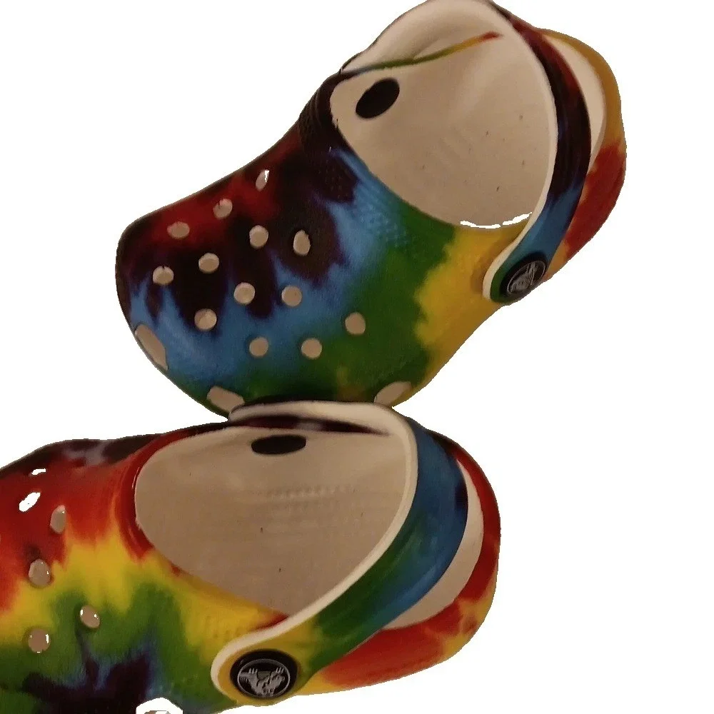 CROCS tie dye